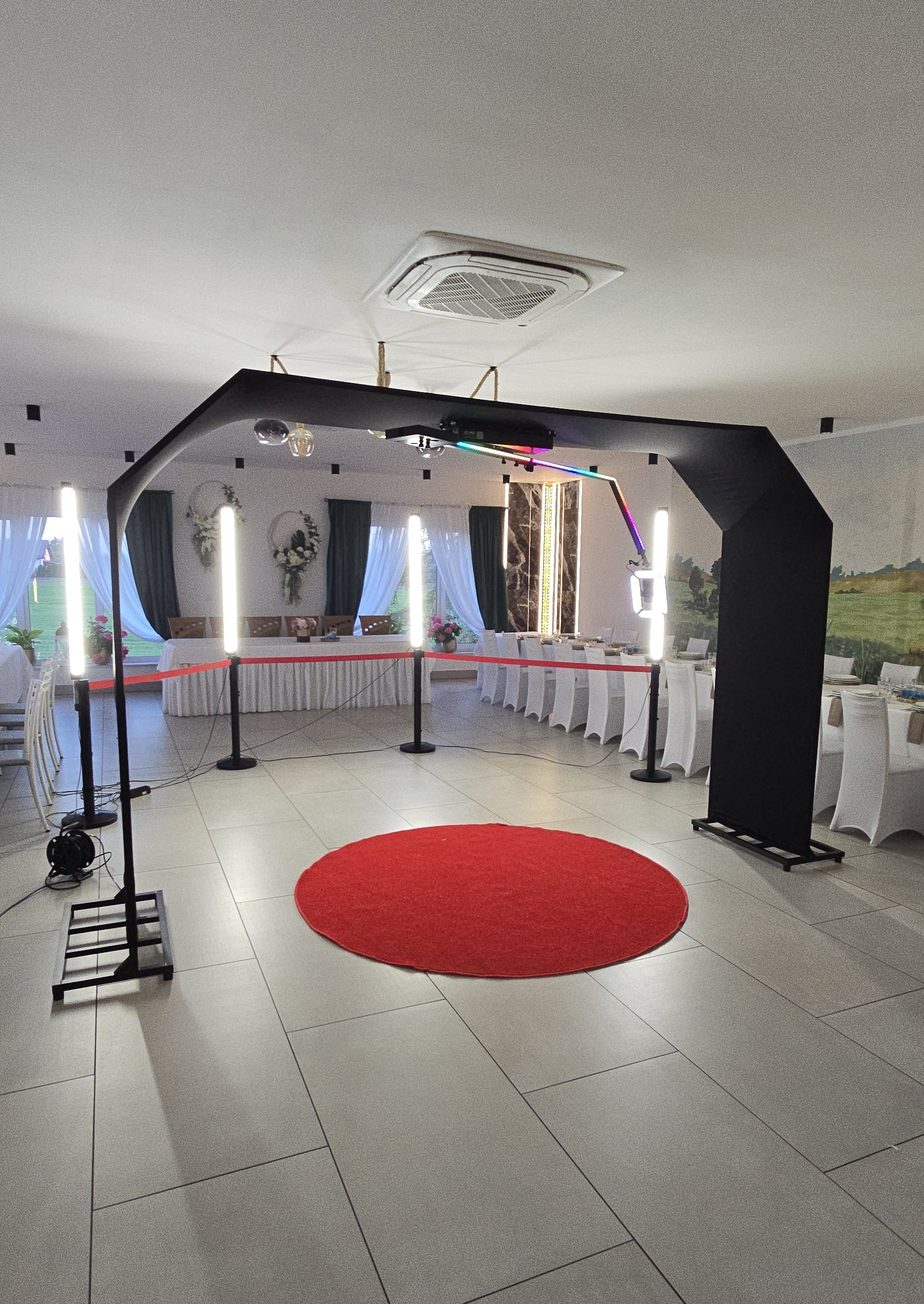 Fotobudka Overhead na zewnątrz